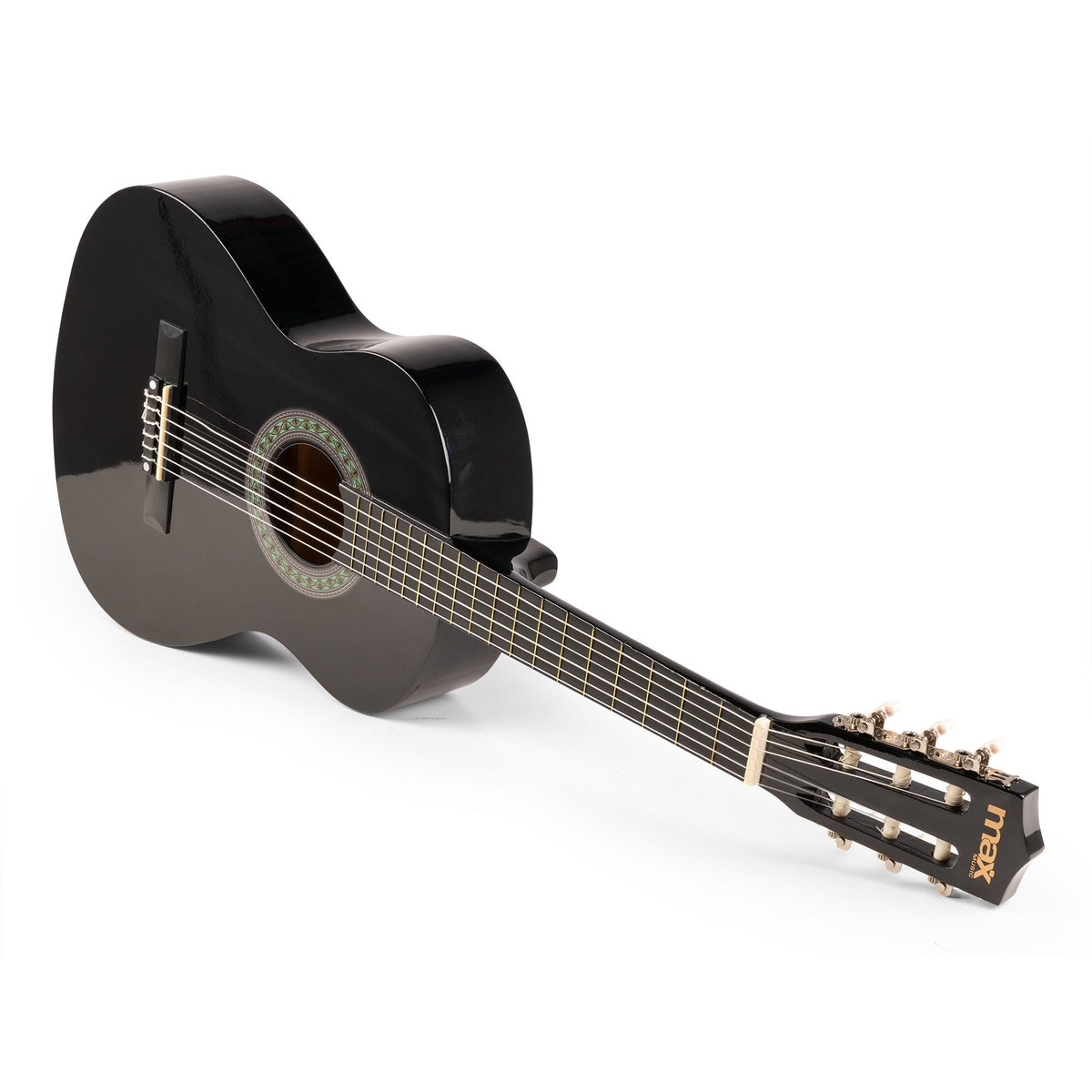 Max SoloArt Junior 3/4 - Conjunto Guitarra Clásica Negro - Tempo Shop