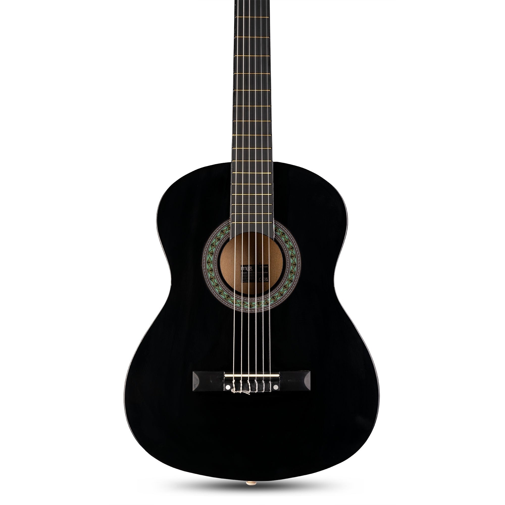 Max SoloArt Junior 3/4 - Conjunto Guitarra Clásica Negro - Tempo Shop