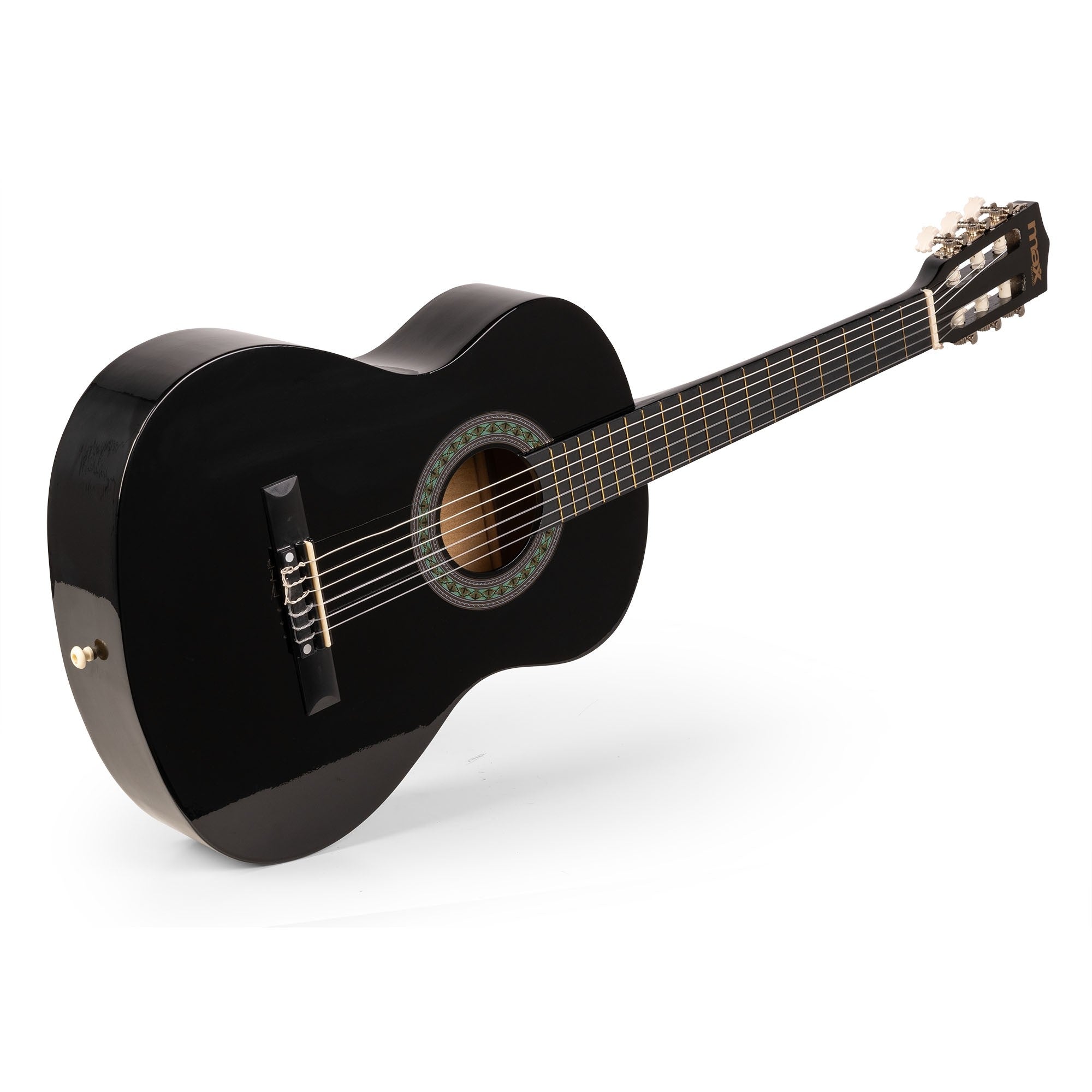 Max SoloArt Junior 3/4 - Conjunto Guitarra Clásica Negro - Tempo Shop
