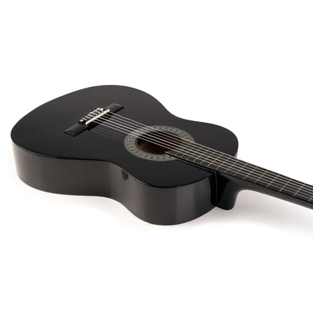 Max SoloArt Junior 3/4 - Conjunto Guitarra Clásica Negro - Tempo Shop