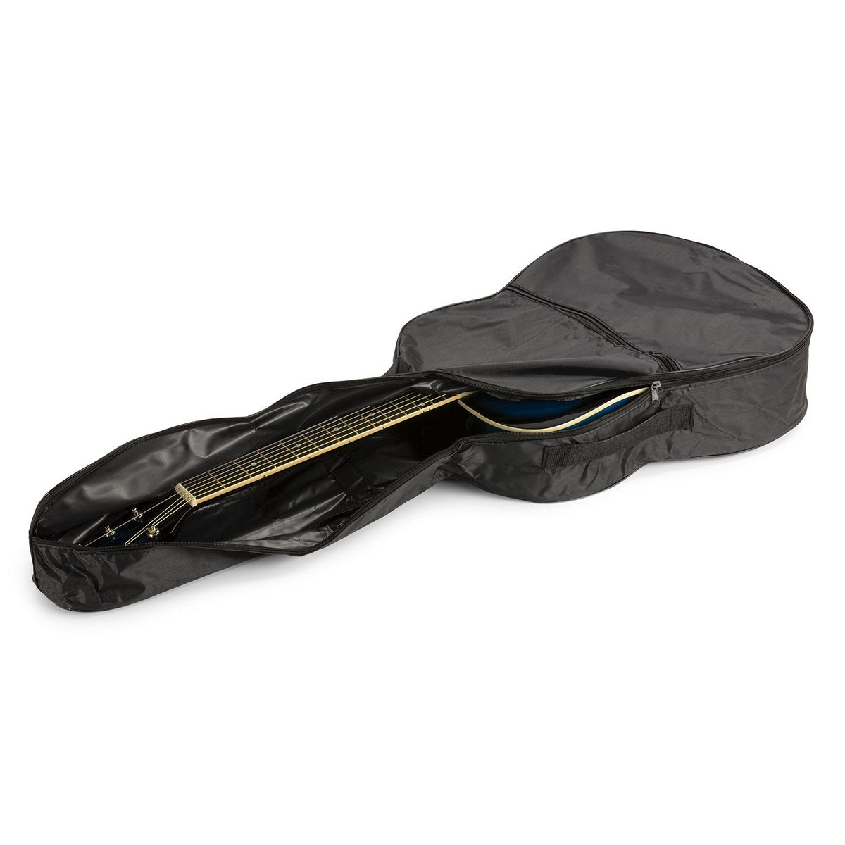 Max SoloJam - Conjunto Guitarra Acústica Azul - Tempo Shop