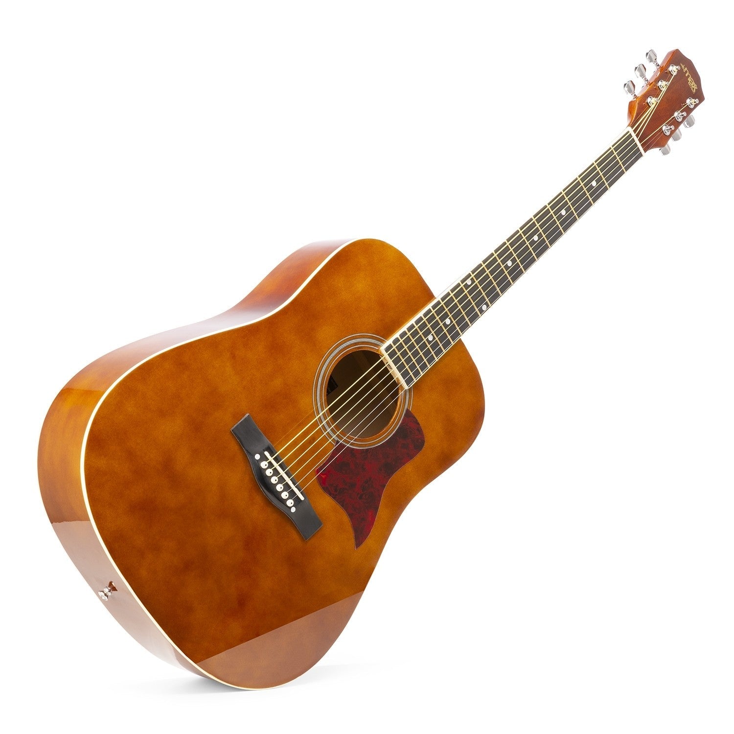 Max SoloJam - Conjunto Guitarra Acústica Natural Oscura - Tempo Shop