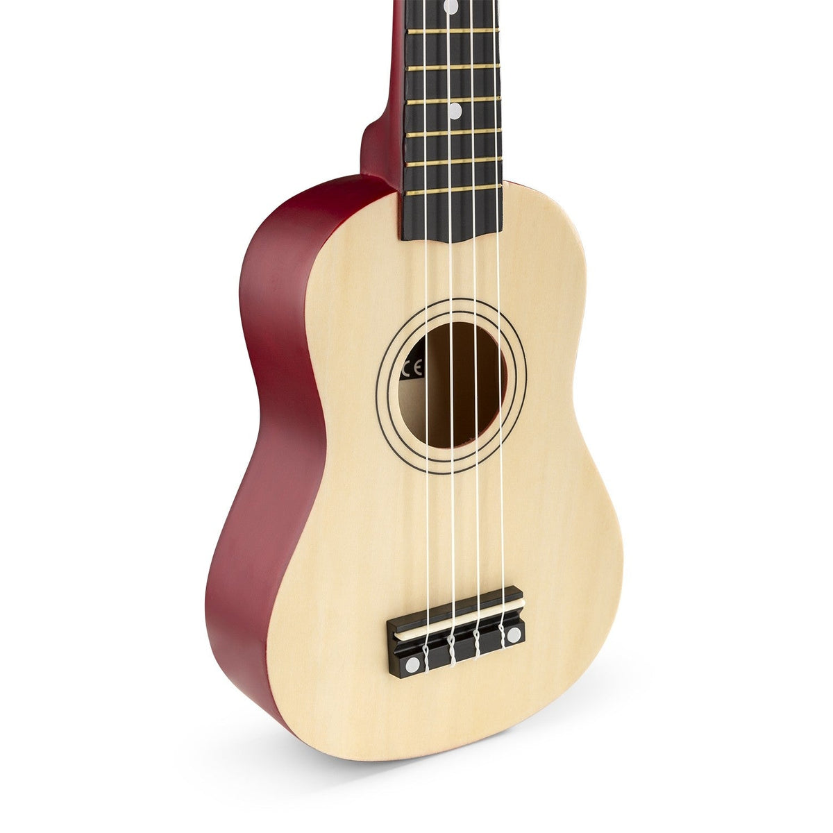 Max UKEY - Set Ukulele Soprano 21" Natural - Tempo Shop