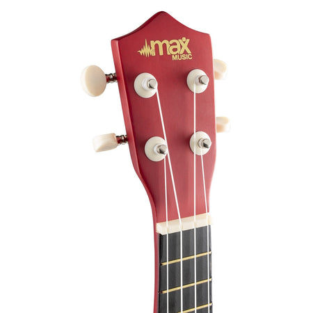 Max UKEY - Set Ukulele Soprano 21" Natural - Tempo Shop