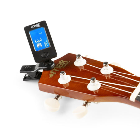 Max UKEY - Set Ukulele Soprano 21" Natural Oscuro - Tempo Shop