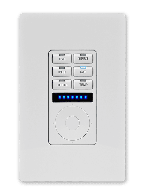 AMX MET-6NE - Teclado Ethernet Metreau® de 6 botones con Navegación para Control de Sistemas