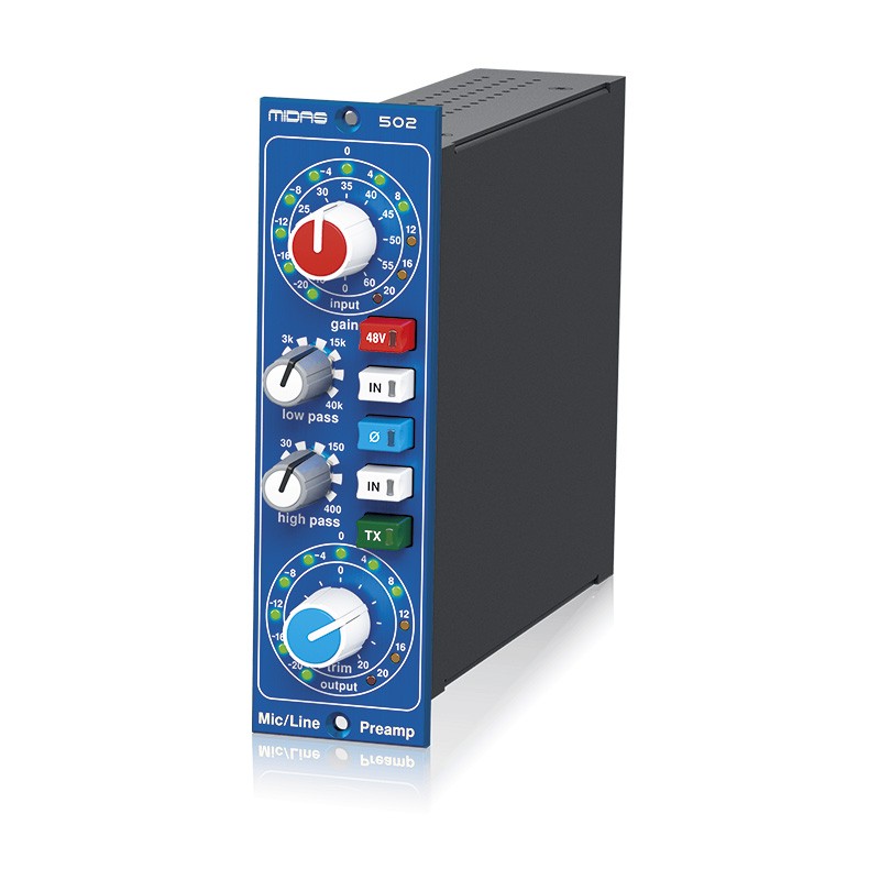 Midas 502 V2 - Preamplificador de Micrófono 500