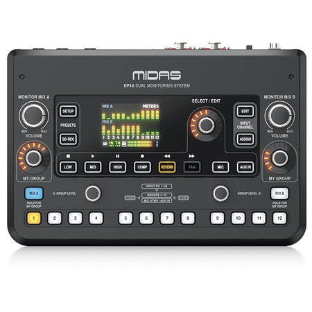 Midas DP48 - Mezclador de monitor personal dual de 48 canales