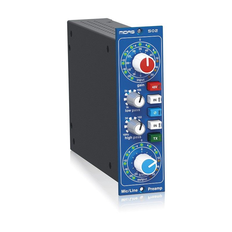 Midas 502 V2 - Preamplificador de Micrófono 500 - Tempo Shop
