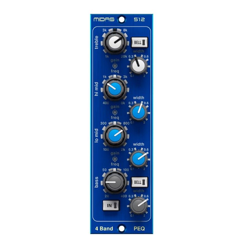 Midas 512 V2 - Ecualizador Paramétrico Serie 500 - Tempo Shop