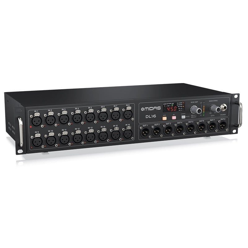 Midas DL16 Caja de Escenario Digital - 16 Entradas y 8 Salidas - Tempo Shop