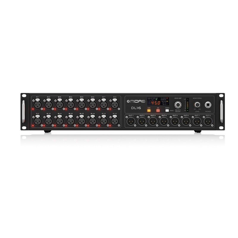 Midas DL16 Caja de Escenario Digital - 16 Entradas y 8 Salidas - Tempo Shop