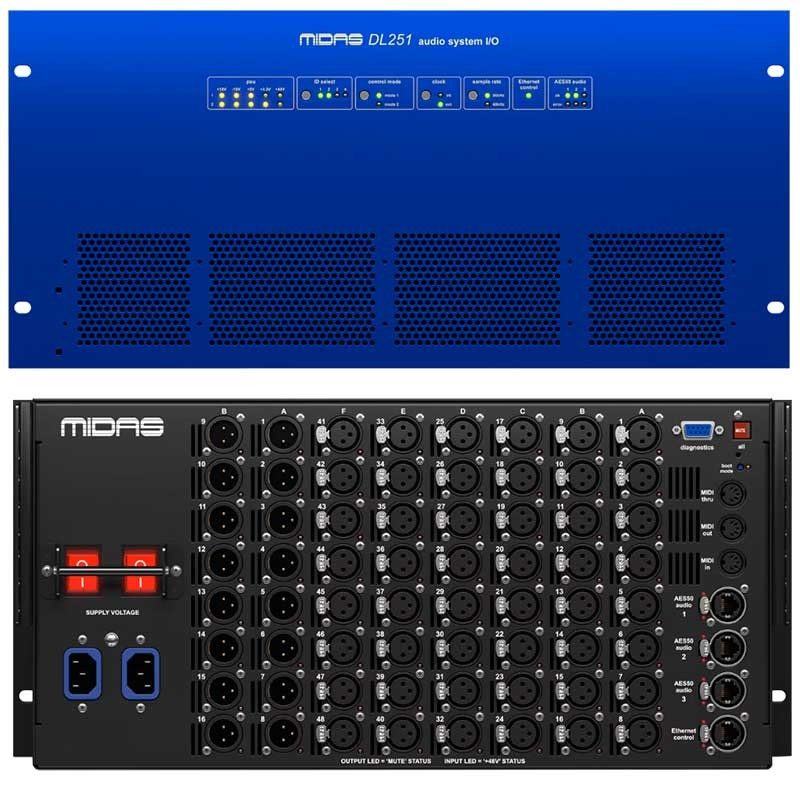 Midas DL251 - Caja de escenario 48 entradas 16 salidas - Tempo Shop