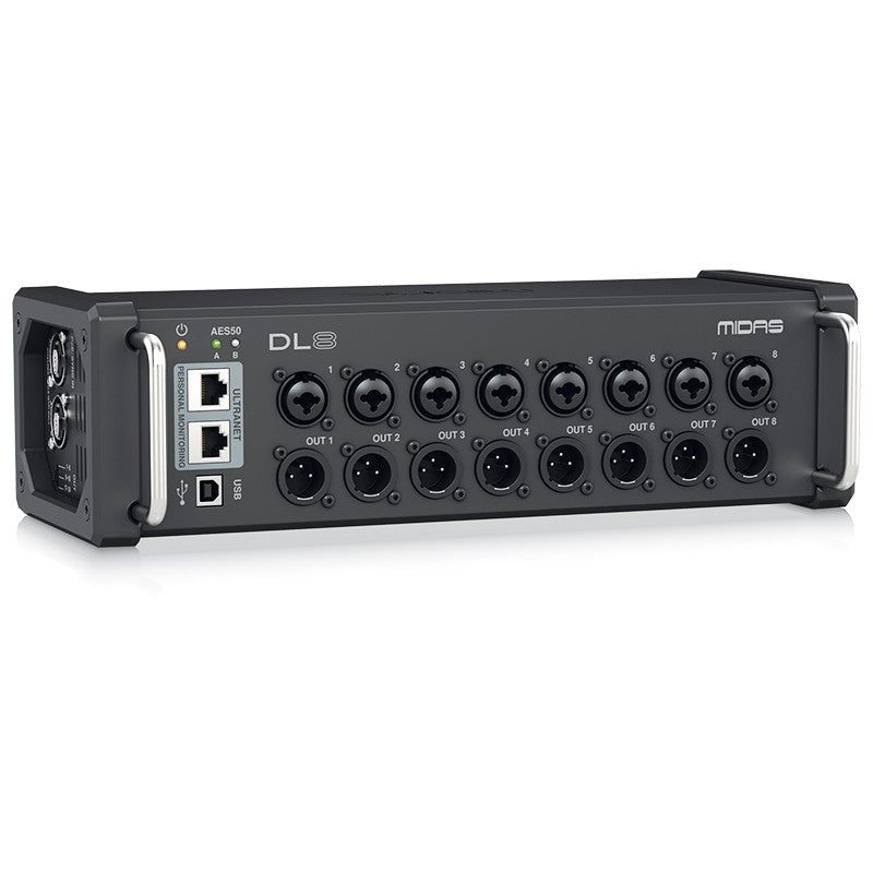 Midas DL8 - Caja de escenario digital de 8 entradas y salidas - Tempo Shop
