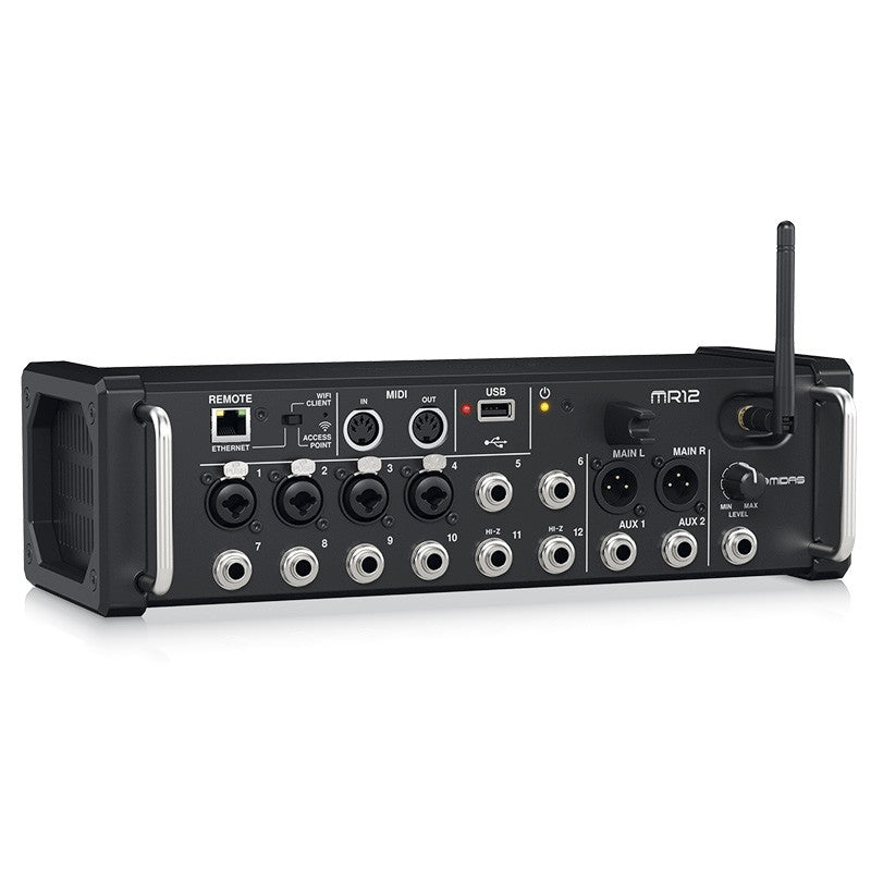 Midas MR12 - Mesa de mezclas digital de 12 entradas