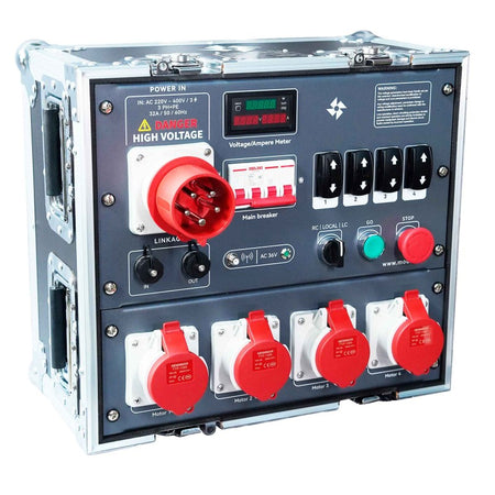MODE Control Motores 4 Canales - Gestión avanzada con flightcase