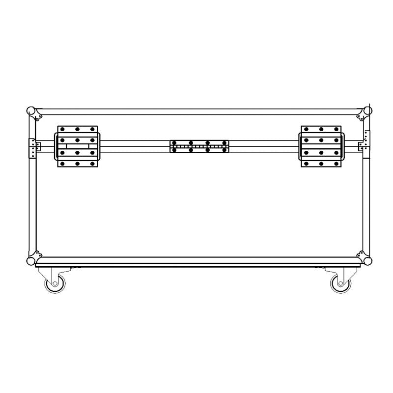 MODE Flightcase 611 D8+ - Transporte para 2 motores 500 kg