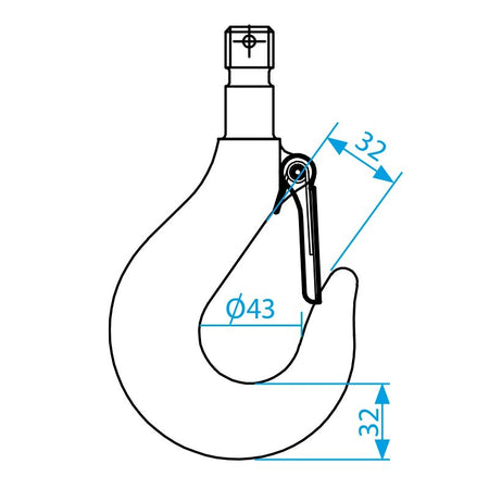 MODE 611 D8+ - Motor de cadena 1000 kg con 5m