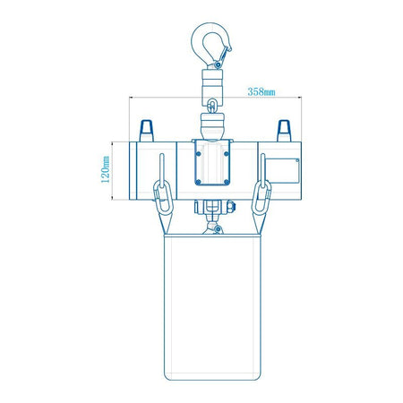 MODE 611 D8+ - Motor de cadena 500 kg - Tempo Shop