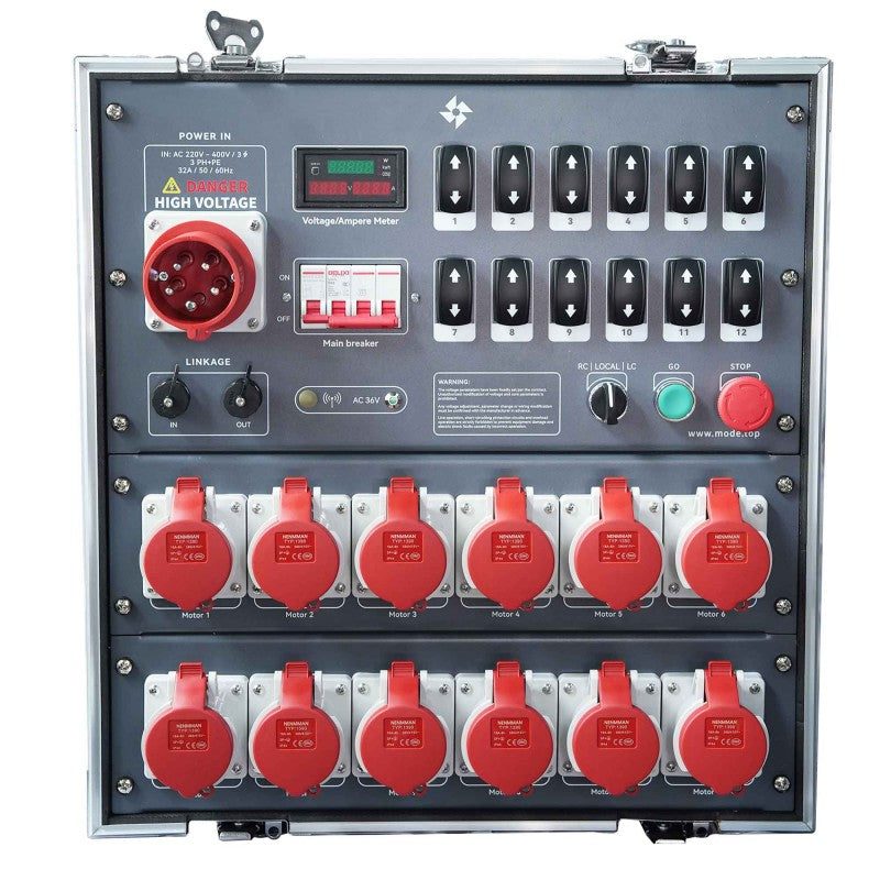 MODE Control Motores 12 Canales - Sistema Inteligente con Flightcase - Tempo Shop