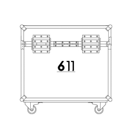 MODE Flightcase 611 D8+ - Transporte para motor de 1000 kg - Tempo Shop