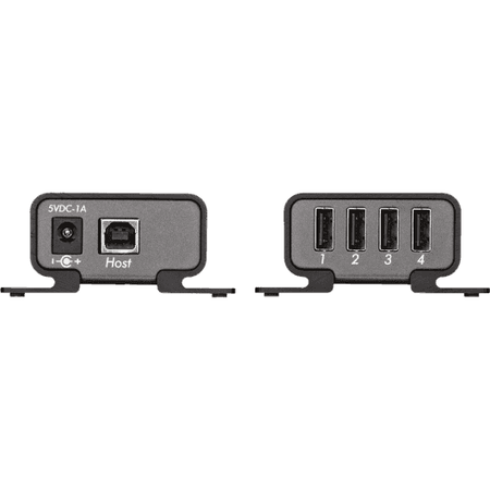 MuxLab 500072 - Kit Extensor USB 2.0 de 4 Puertos sobre Cat5e/6 hasta 100 metros - Tempo Shop