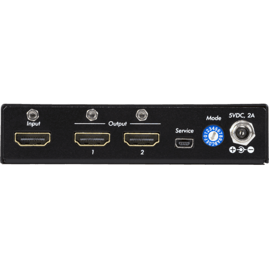 MuxLab 500425 - Distribuidor HDMI 1x2 4K/60 con Downscaling y Soporte HDR - Tempo Shop