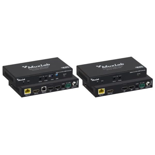 MuxLab 500449 - Kit Extensor HDMI 2.0 KVM HDBaseT 4K/60Hz hasta 100m - Tempo Shop
