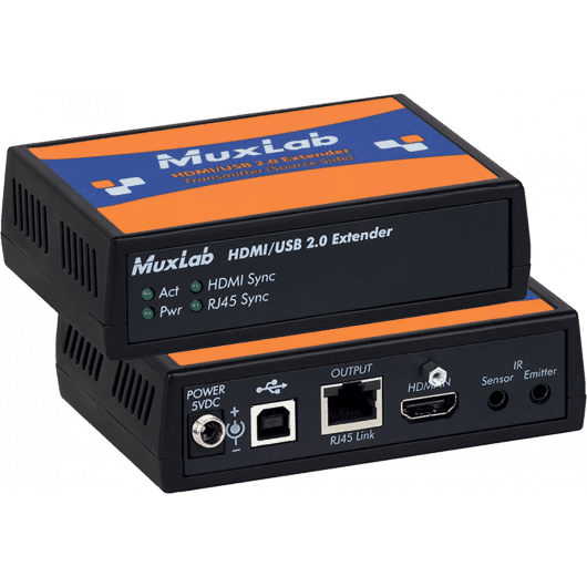 MuxLab 500457 - Kit Extensor KVM HDMI y USB 2.0 HDBaseT (4K/60Hz hasta 100m) - Tempo Shop