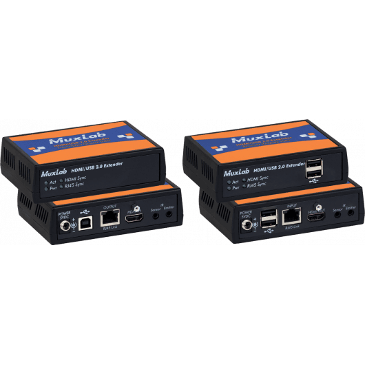MuxLab 500457 - Kit Extensor KVM HDMI y USB 2.0 HDBaseT (4K/60Hz hasta 100m) - Tempo Shop