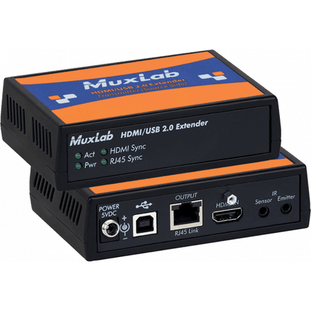 MuxLab 500457 - Kit Extensor KVM HDMI y USB 2.0 HDBaseT (4K/60Hz hasta 100m) - Tempo Shop