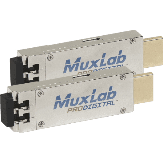 MuxLab 500461 - Mini Kit Extensor HDMI 4K sobre Fibra Óptica (LC Duplex) - Tempo Shop
