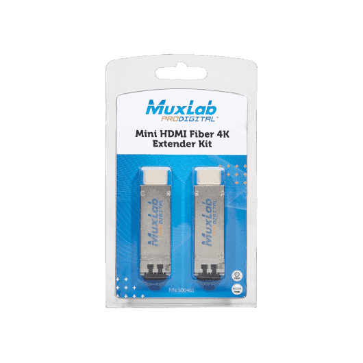 MuxLab 500461 - Mini Kit Extensor HDMI 4K sobre Fibra Óptica (LC Duplex) - Tempo Shop
