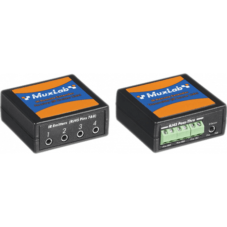 MuxLab 500600 - Kit de extensión infrarroja remota con paso de señal sobre Cat5e/6 - Tempo Shop