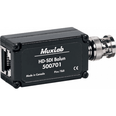 MuxLab 500701-2PK - Kit de 2 Baluns HD-SDI Pasivos para Transmisión sobre UTP - Tempo Shop