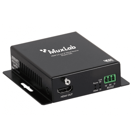 MuxLab 500709-RX - Receptor HDMI 2.0 sobre IP SDVoE por Fibra Óptica 10Gb - Tempo Shop