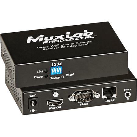 MuxLab 500754-RX - Receptor HDMI sobre LAN Gigabit para Video Wall - Tempo Shop