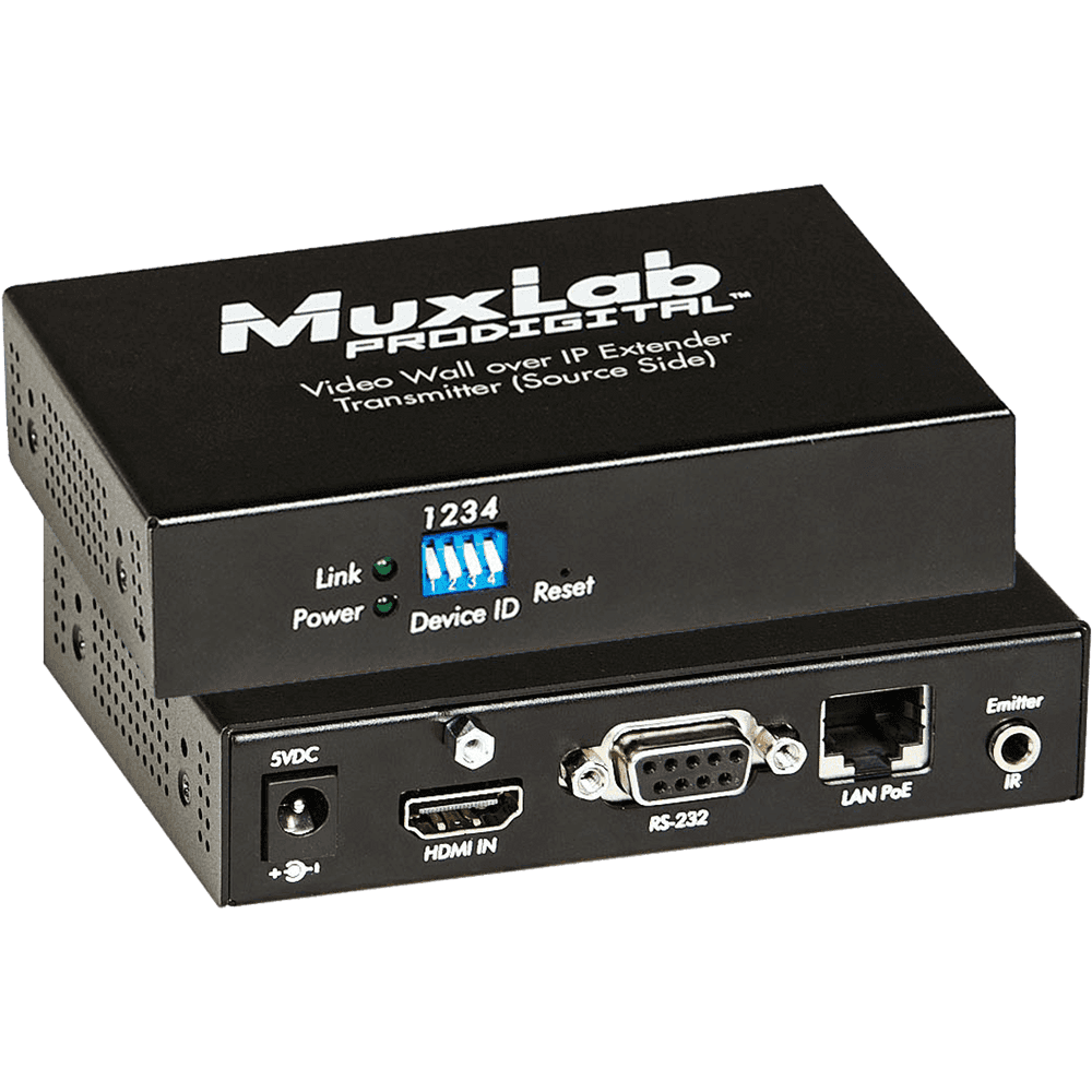 MuxLab 500754-TX - Transmisor HDMI sobre LAN Gigabit para Video Wall - Tempo Shop