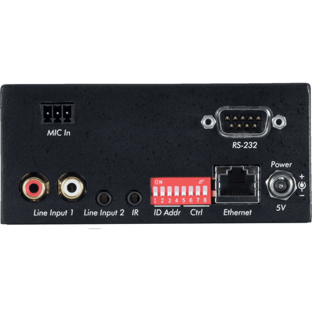 MuxLab 500755-AMP-TX - Transmisor de Audio sobre IP con Entrada de Micrófono - Tempo Shop