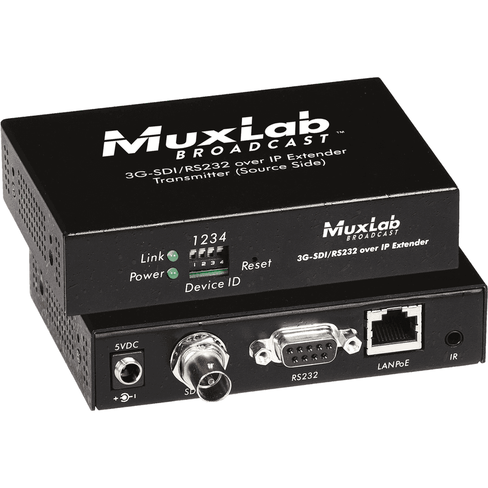 MuxLab 500756-TX - Transmisor 3G-SDI sobre IP para Redes Gigabit y Video Wall - Tempo Shop