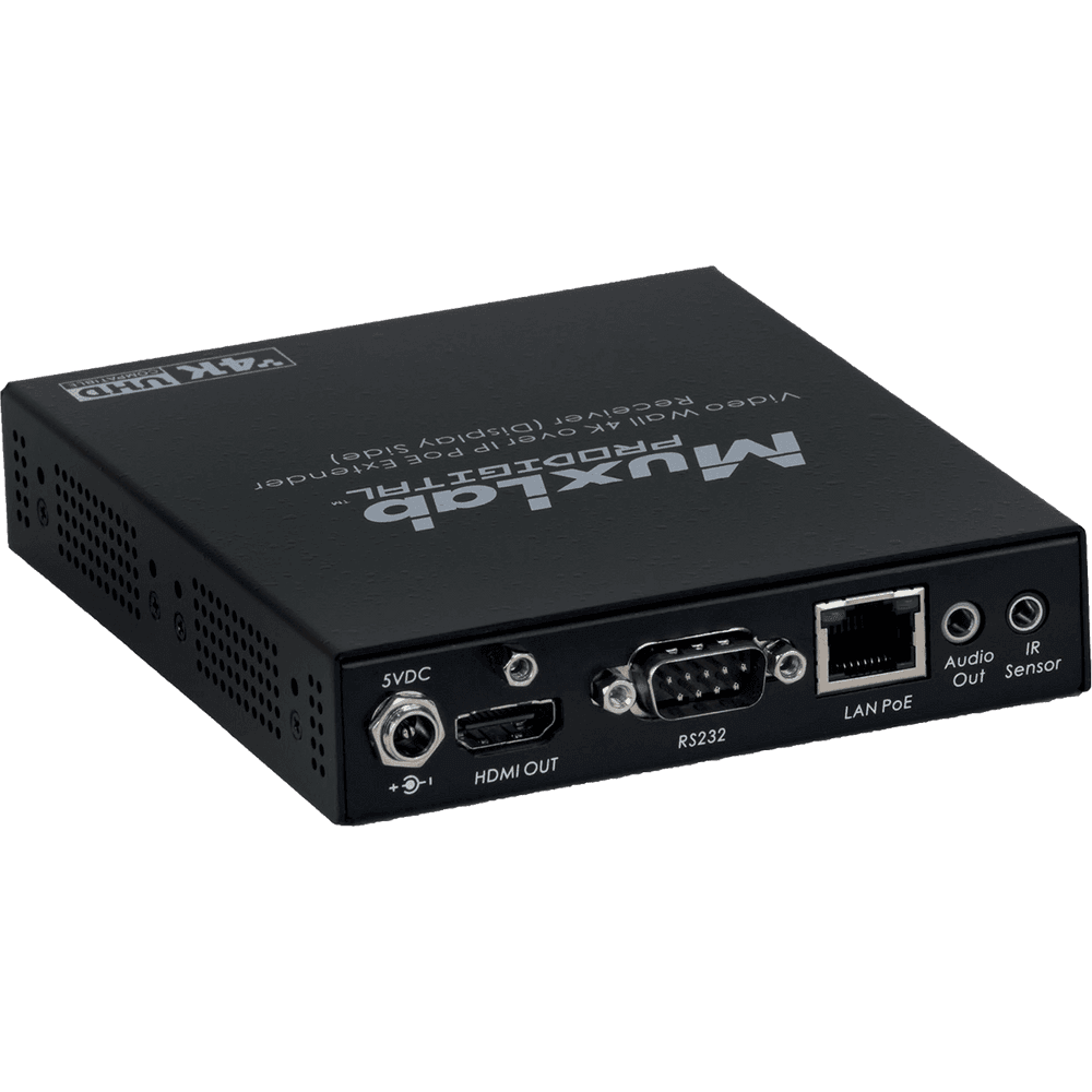 MuxLab 500759-RX - Receptor HDMI 4K sobre IP con PoE - Tempo Shop