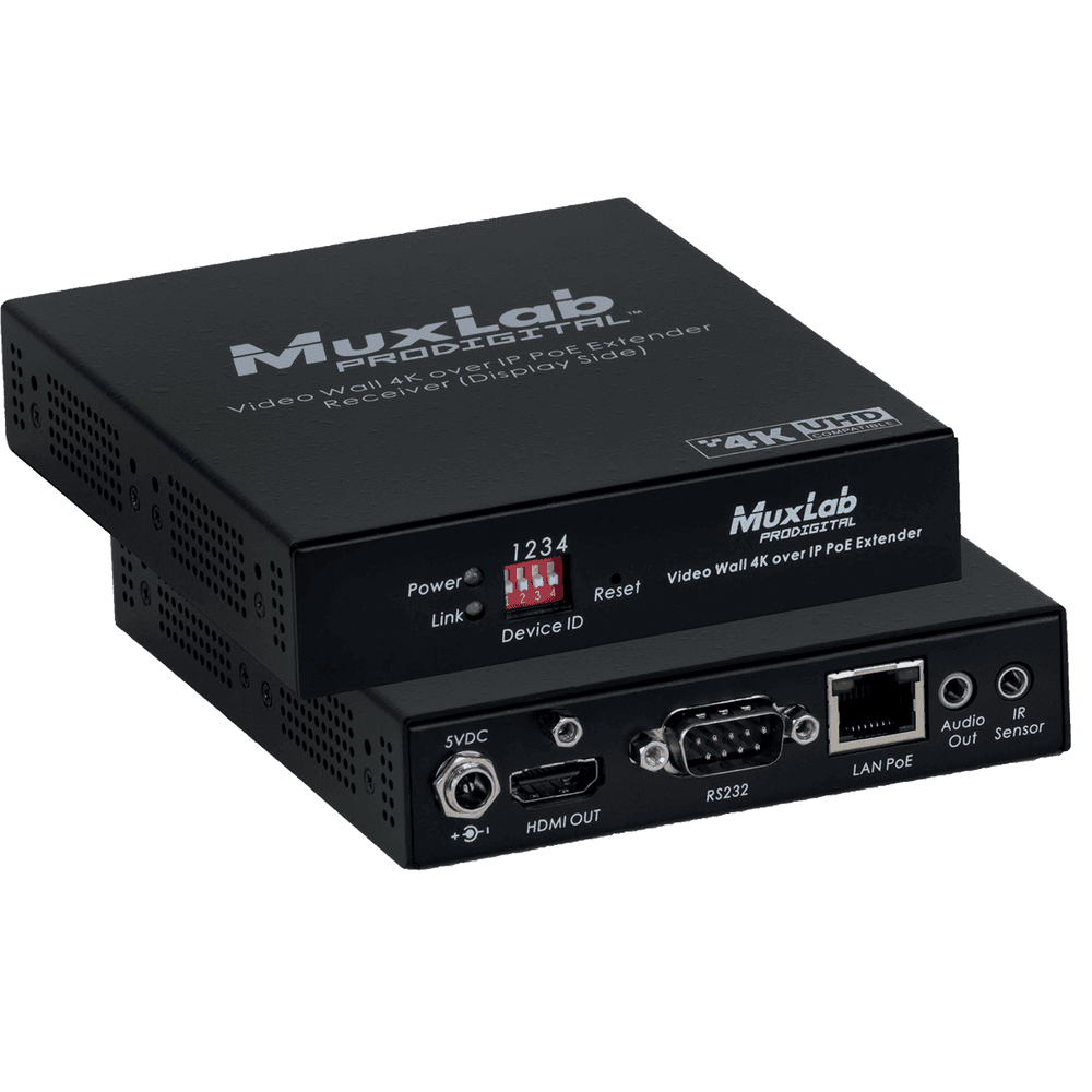 MuxLab 500759-RX - Receptor HDMI 4K sobre IP con PoE - Tempo Shop