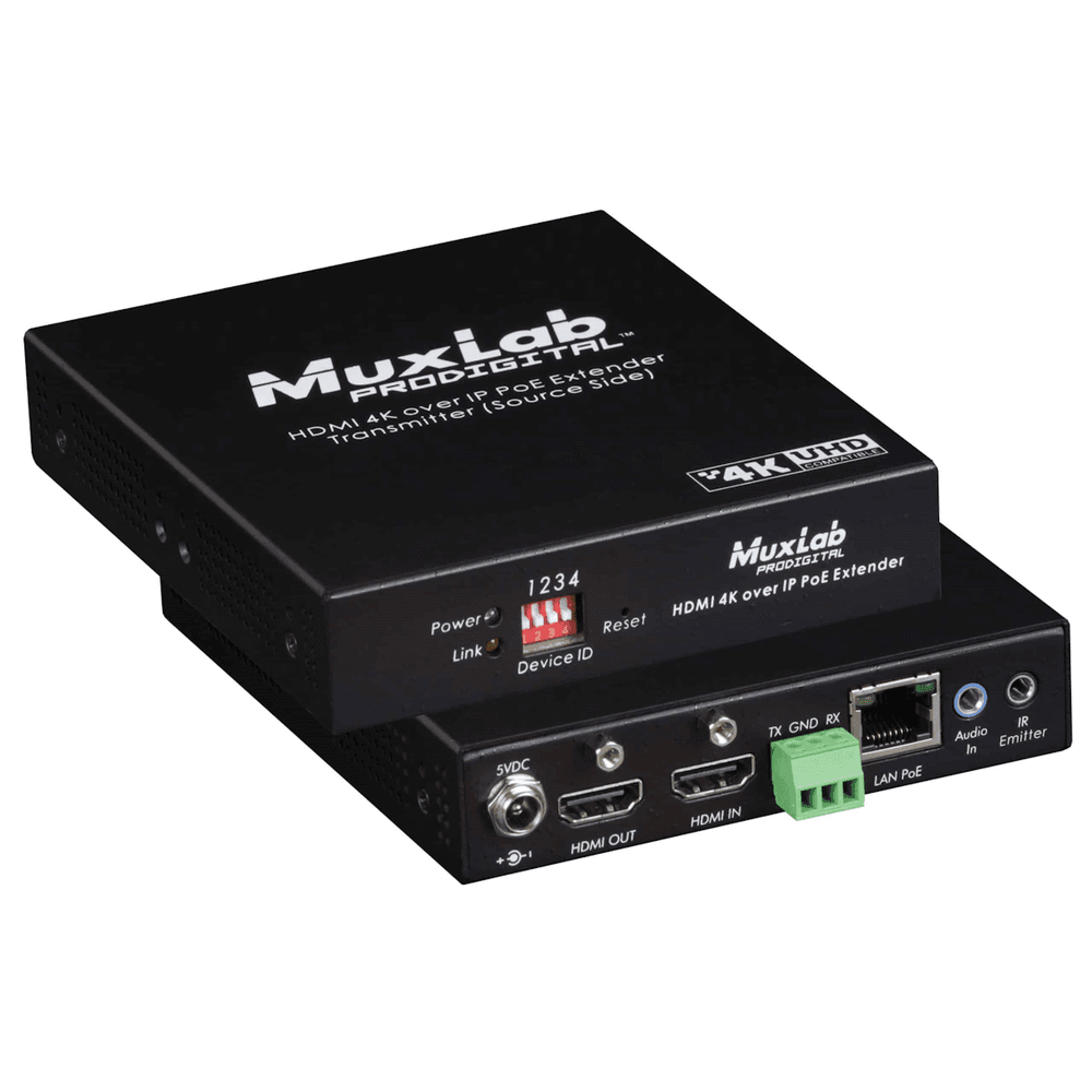 MuxLab 500759-TX-HLO - Transmisor HDMI 4K sobre IP con Salida Local - Tempo Shop