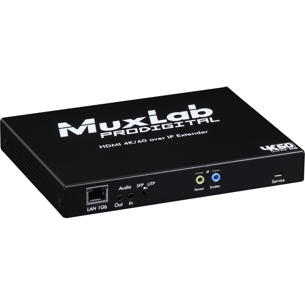 MuxLab 500766 - Transmisor AV sobre IP 4K/60 sin compresión UTP - Tempo Shop