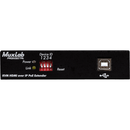 MuxLab 500772-TX - Transmisor HDMI KVM sobre IP con soporte 4K y PoE - Tempo Shop