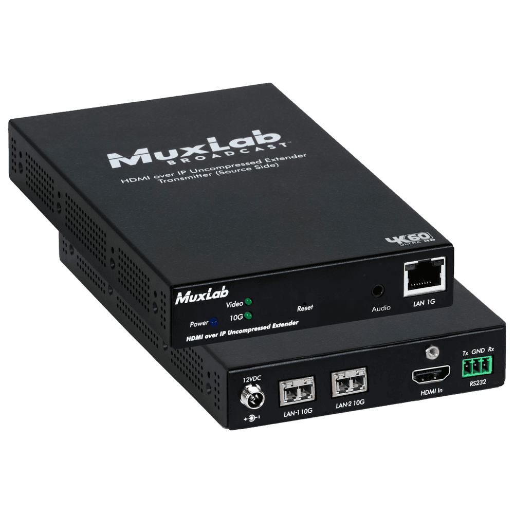 MuxLab 500774-TX-MM - Transmisor Gateway HDMI 2.0 a ST2110 sobre IP sin compresión - Tempo Shop