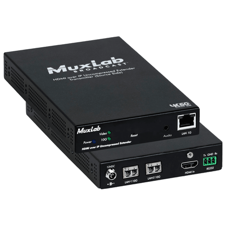 MuxLab 500774-TX-MM - Transmisor Gateway HDMI 2.0 a ST2110 sobre IP sin compresión - Tempo Shop