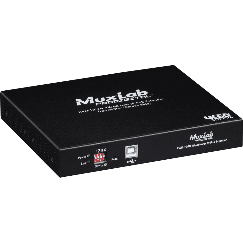 MuxLab 500800-TX - Transmisor KVM sobre IP 4K/60 - Tempo Shop