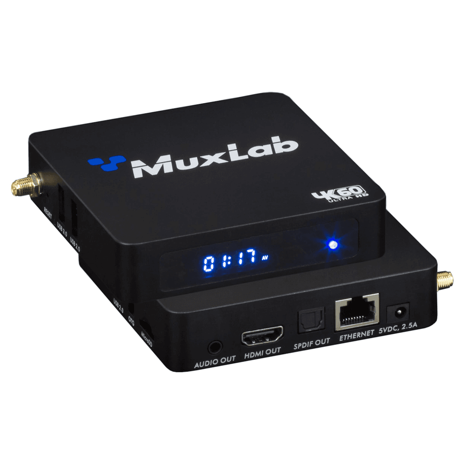 MuxLab 500890 - Receptor HDMI sobre IP con Reproductor de Señalización Digital - Tempo Shop