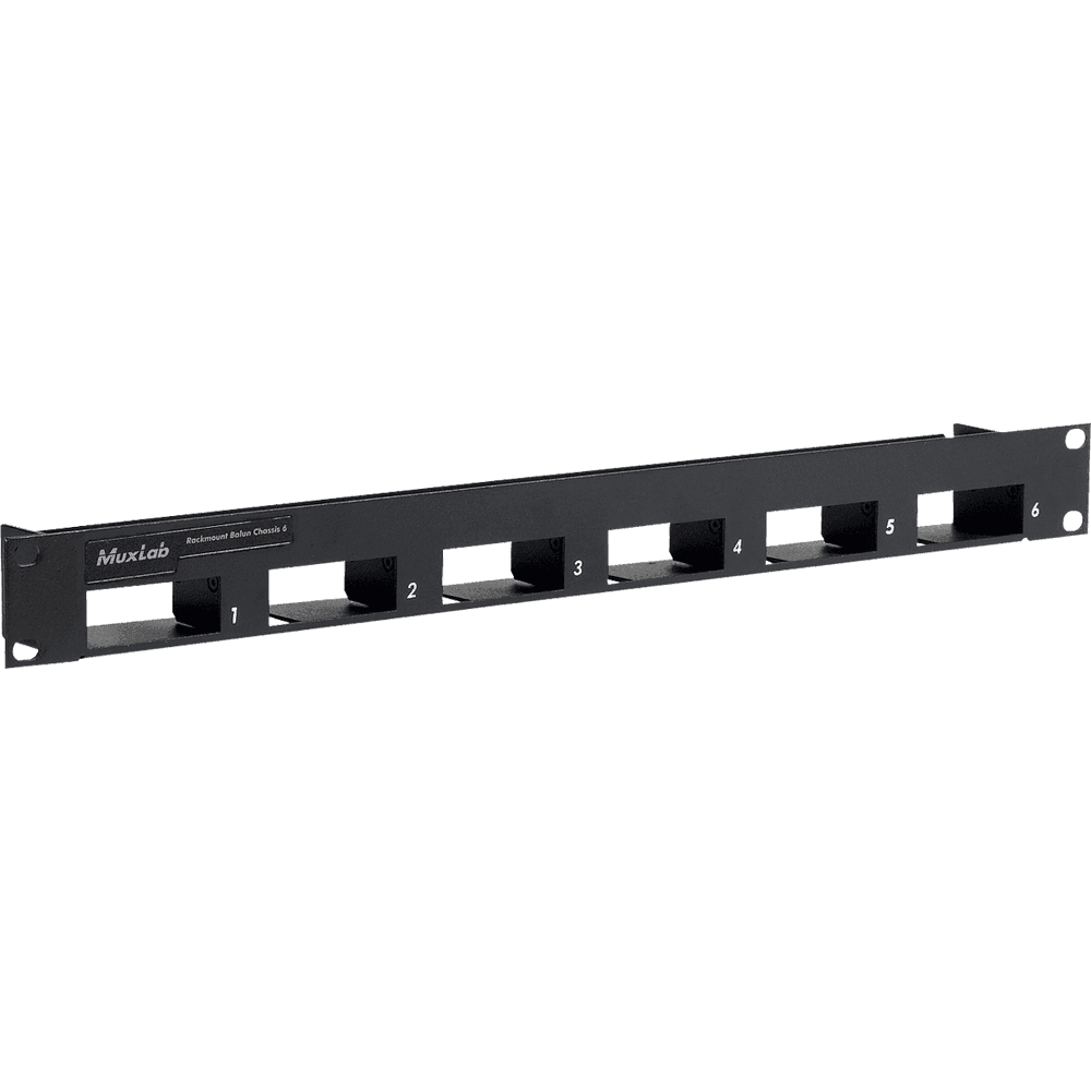 MuxLab 500902 - Chasis Enrackable para 6 Baluns (2U) - Tempo Shop